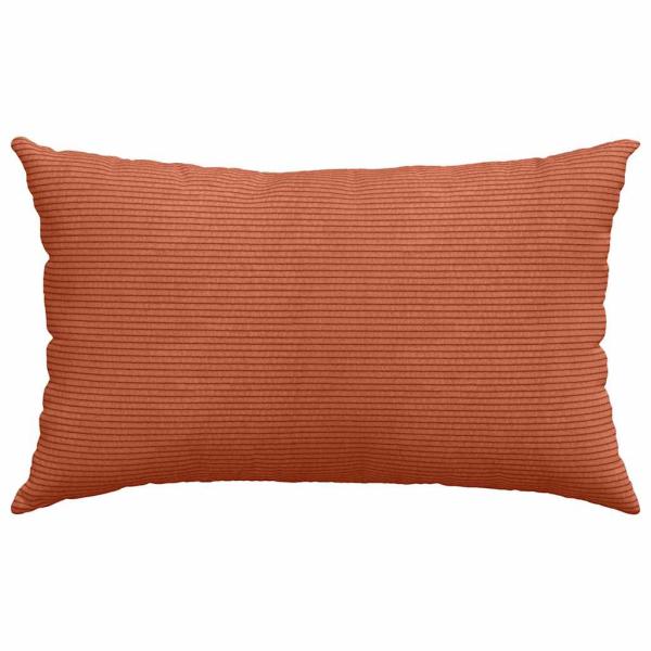 Sofakissen 2 pcs Rot-Orange 50 x 30 cm Cordstoff