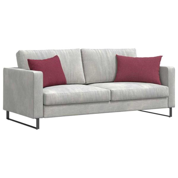 Sofakissen 2 pcs Weinrot 60 x 40 cm