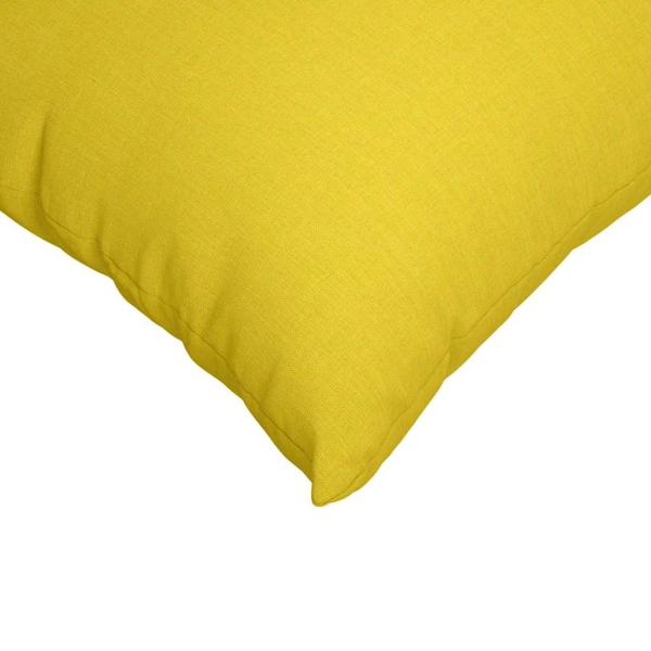 Sofakissen 2 pcs Helles Gelb 60 x 40 cm Stoff