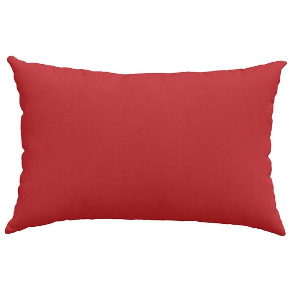 Sofakissen 2 pcs Rot 60 x 40 cm Stoff