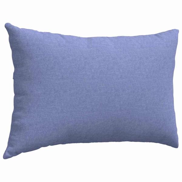 Sofakissen 2 pcs Blau 60 x 40 cm Stoff