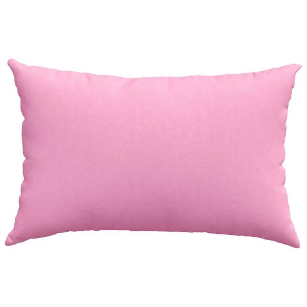 Sofakissen 2 pcs Rosa 60 x 40 cm Stoff