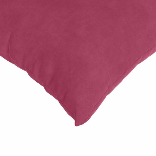 Sofakissen 2 Stück Weinrot 60 x 40 cm Cordstoff