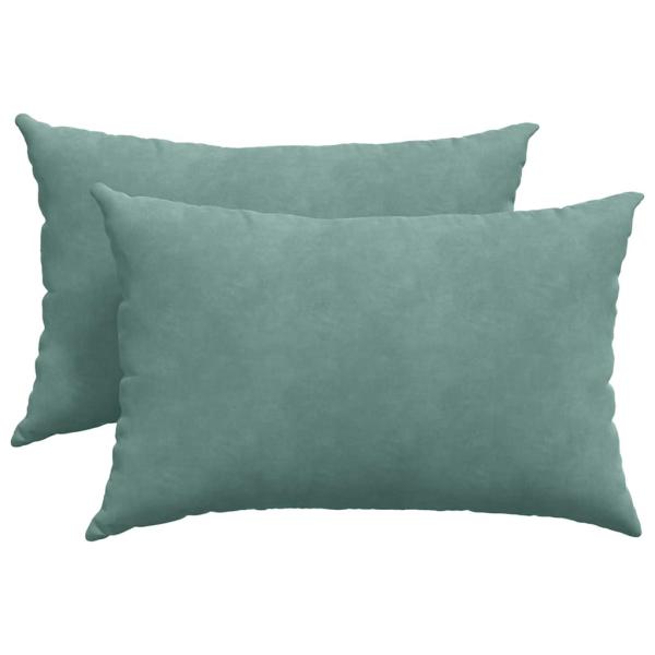 Sofakissen 2 pcs Meergrün 60 x 40 cm Cordstoff