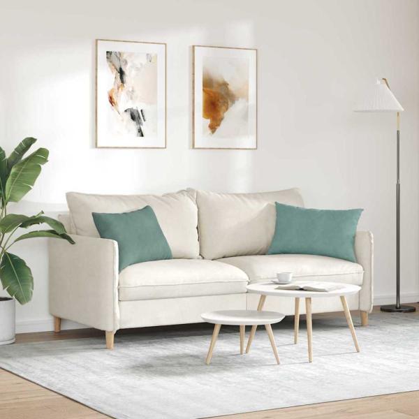 Sofakissen 2 pcs Meergrün 60 x 40 cm Cordstoff
