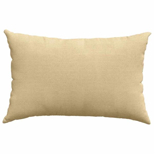 ARDEBO.de - Sofakissen 2 pcs Grau-Grün 60 x 40 cm Cordstoff