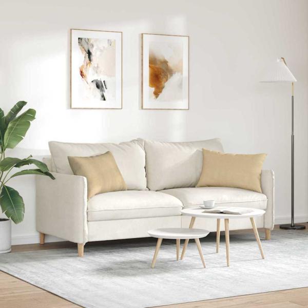 Sofakissen 2 pcs Grau-Grün 60 x 40 cm Cordstoff
