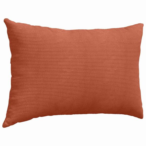 Sofakissen 2 pcs Rot-Orange 60 x 40 cm Cordstoff