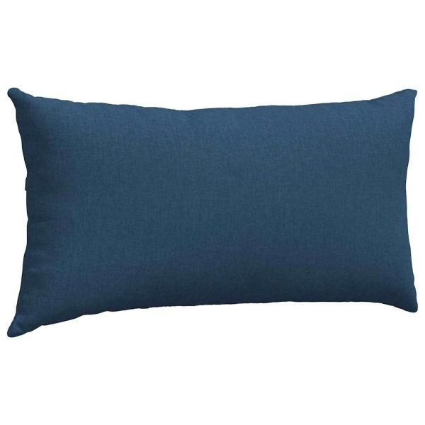 Sofakissen 2 pcs Blau 80 x 40 cm Stoff