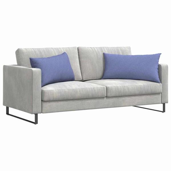 Sofakissen 2 pcs Blau 80 x 40 cm
