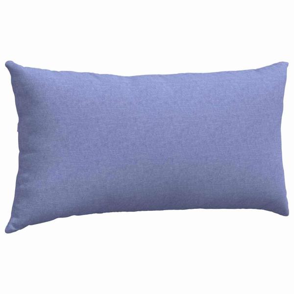 Sofakissen 2 pcs Blau 80 x 40 cm