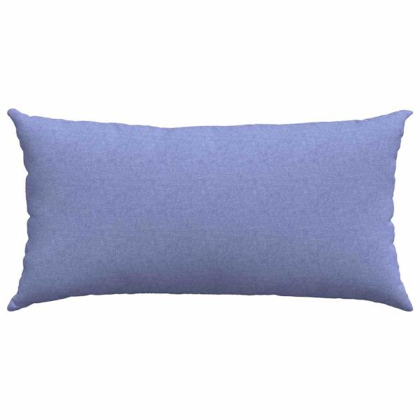 Sofakissen 2 pcs Blau 80 x 40 cm