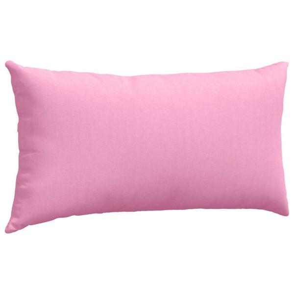 Sofakissen 2 pcs Rosa 80 x 40 cm Stoff