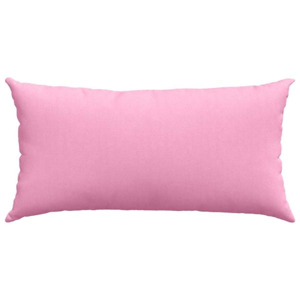 Sofakissen 2 pcs Rosa 80 x 40 cm Stoff