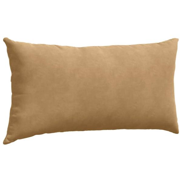 Sofakissen 2 pcs Braun 80 x 40 cm Cordstoff
