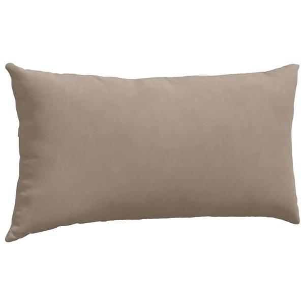 Sofa Kissen 2 pcs Taupe 80 x 40 cm