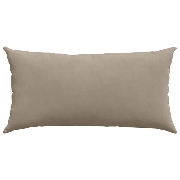 Sofa Kissen 2 pcs Taupe 80 x 40 cm