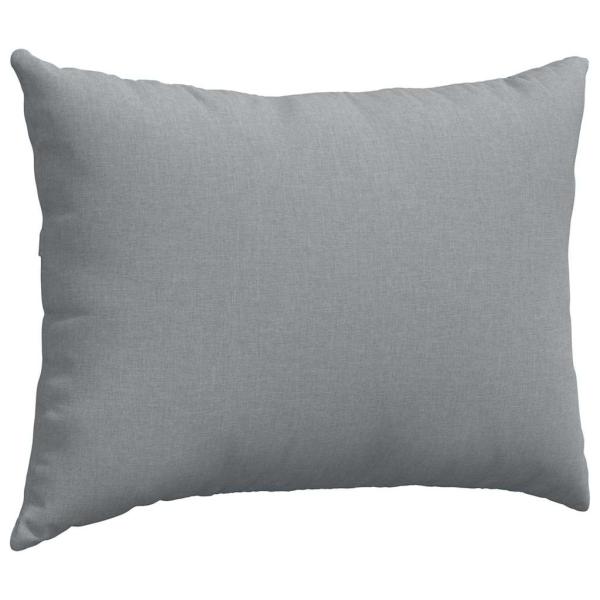 Sofakissen 2 pcs Hellgrau 70 x 50 cm Stoff