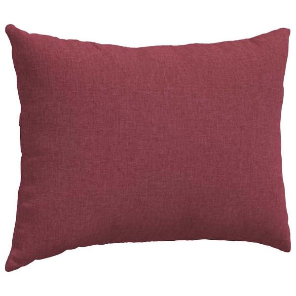 Sofakissen 2 pcs Weinrot 70 x 50 cm Stoff