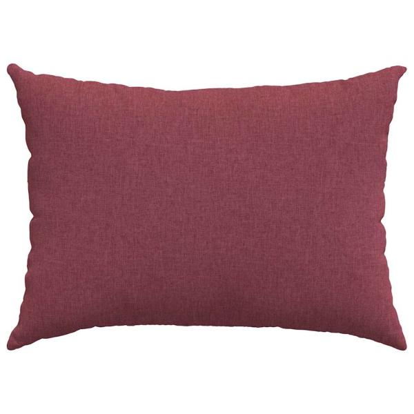 Sofakissen 2 pcs Weinrot 70 x 50 cm Stoff