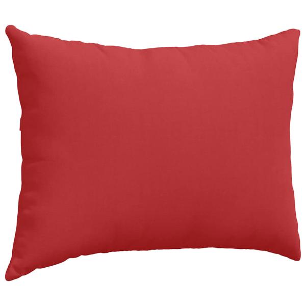 Sofakissen 2 pcs Rot 70 x 50 cm Stoff