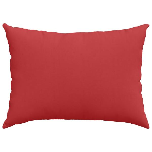 Sofakissen 2 pcs Rot 70 x 50 cm Stoff