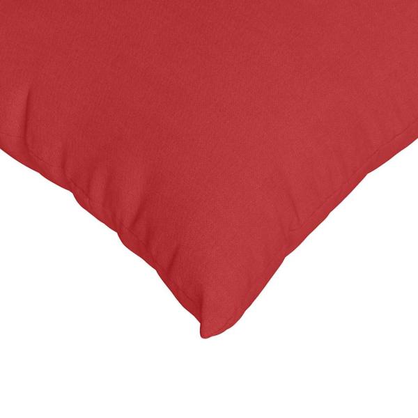 Sofakissen 2 pcs Rot 70 x 50 cm Stoff