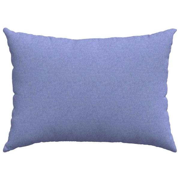 ARDEBO.de - Sofakissen 2 pcs Blau 70 x 50 cm Stoff
