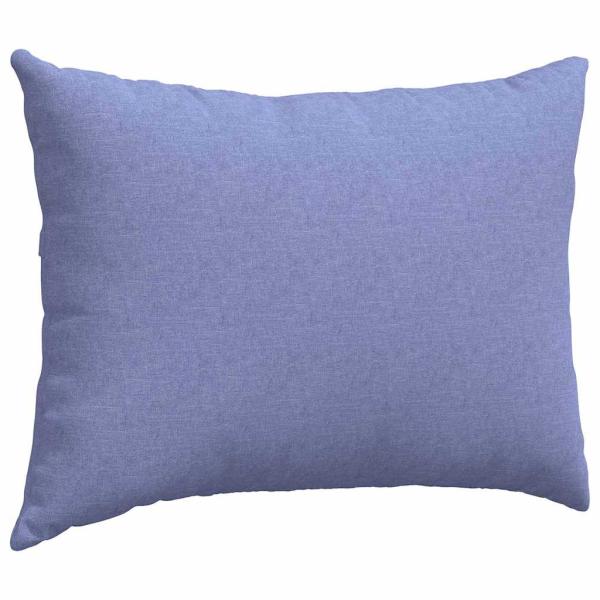 Sofakissen 2 Stk. Stoff Jeans blau 70 x 50 cm