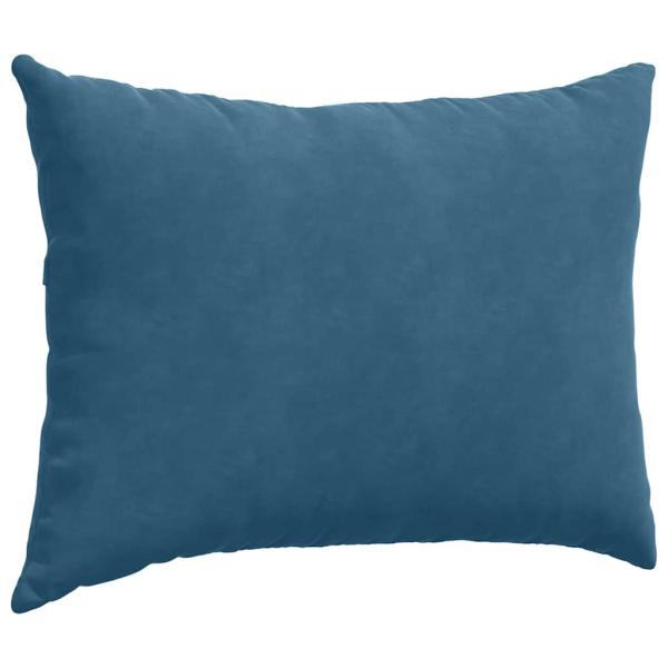 Sofakissen 2 pcs Blau 70 x 50 cm Cordstoff