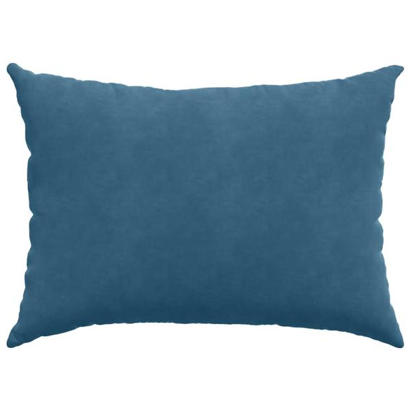 Sofakissen 2 pcs Blau 70 x 50 cm Cordstoff