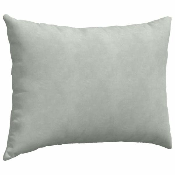 Sofakissen 2 pcs Hellgrau 70 x 50 cm Cordstoff