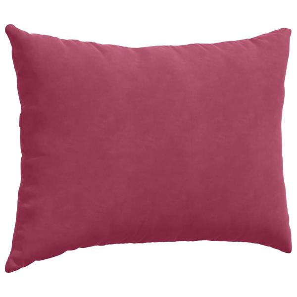 Sofakissen 2 pcs Weinrot 70 x 50 cm Cordstoff