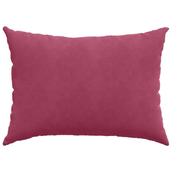 Sofakissen 2 pcs Weinrot 70 x 50 cm Cordstoff