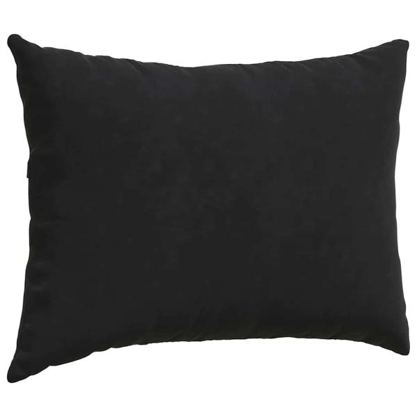 Sofakissen 2 pcs Schwarz 70 x 50 cm Cordstoff