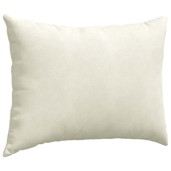 Sofakissen 2 pcs Creme 70 x 50 cm Cordstoff