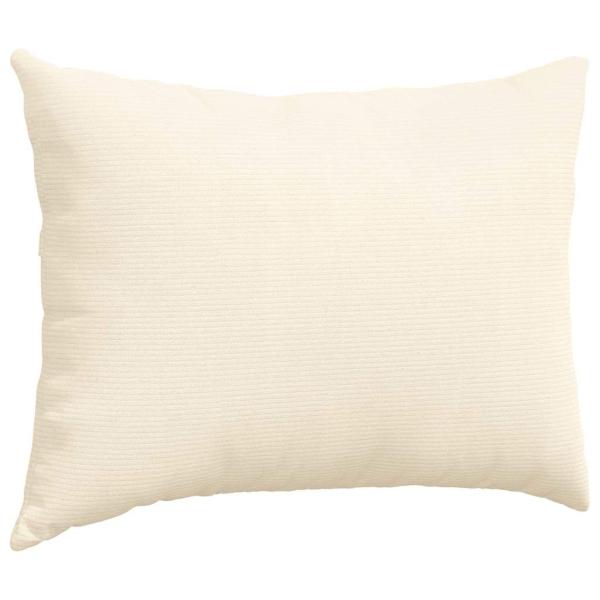 Sofakissen 2 pcs Creme 70 x 50 cm Cordstoff