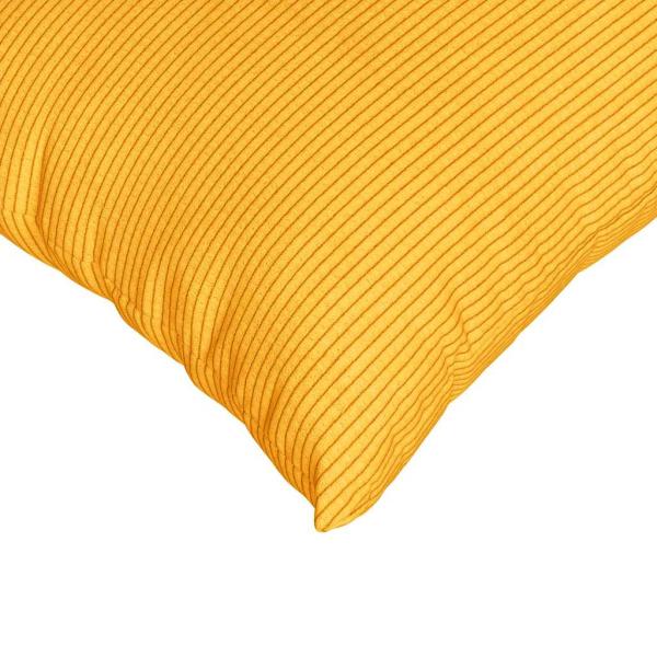 Sofakissen 2 Stück Helles Gelb 70 x 50 cm Cordstoff