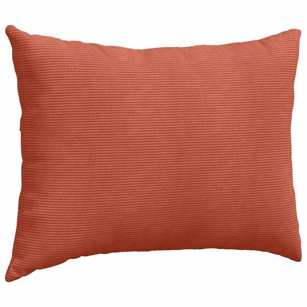 Sofakissen 2 pcs Rot-Orange 70 x 50 cm Cordstoff