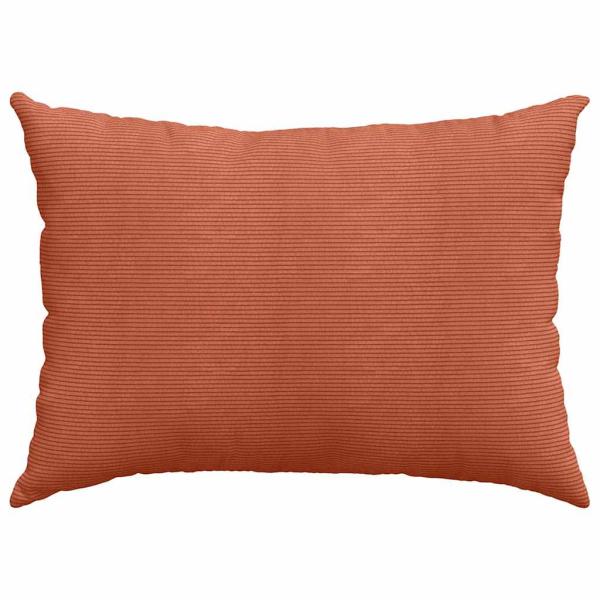 Sofakissen 2 pcs Rot-Orange 70 x 50 cm Cordstoff