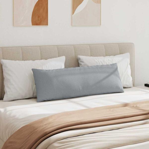 Sofakissen 2 pcs Hellgrau 120 x 40 cm Stoff