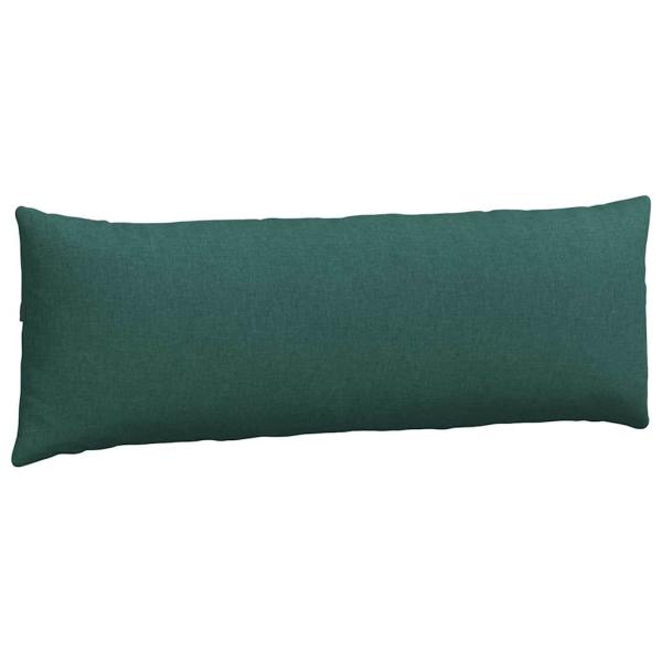 Sofakissen 2 pcs Dunkelgrün 120 x 40 cm Stoff