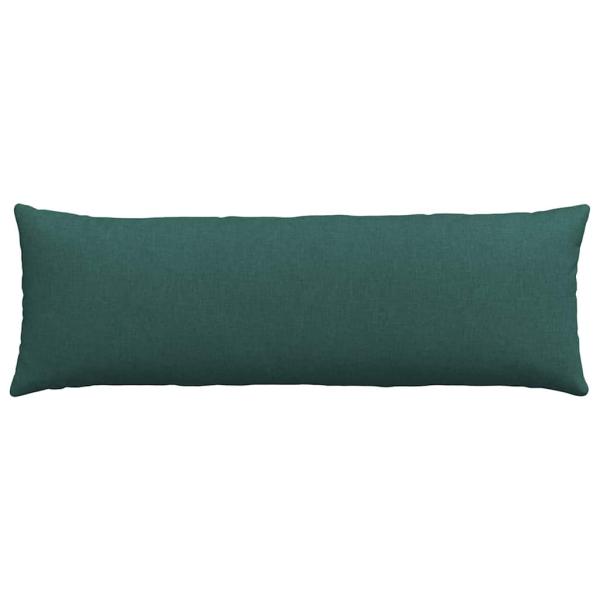 Sofakissen 2 pcs Dunkelgrün 120 x 40 cm Stoff