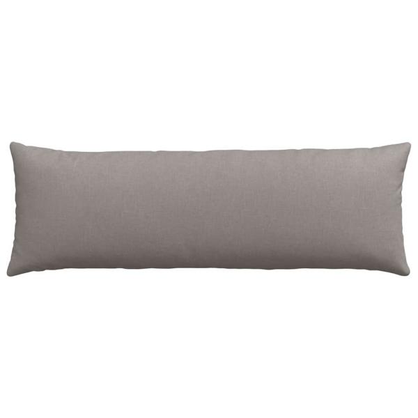 Sofakissen 2 pcs Taupe 120 x 40 cm Stoff