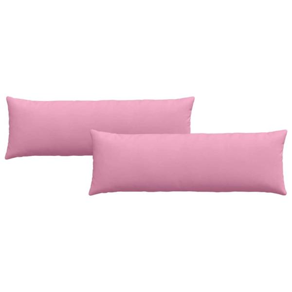 Sofakissen 2 pcs Rosa 120 x 40 cm Stoff