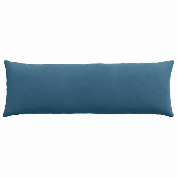 Sofakissen 2 pcs Blau 120 x 40 cm Cordstoff