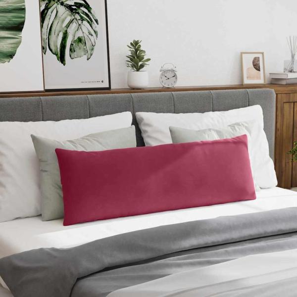 Sofakissen 2 pcs Weinrot 120 x 40 cm Cordstoff