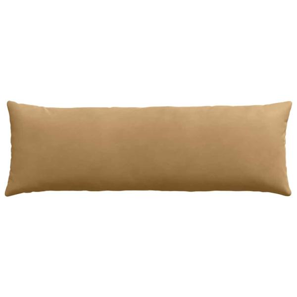 Sofakissen 2 pcs Braun 120 x 40 cm Cordstoff