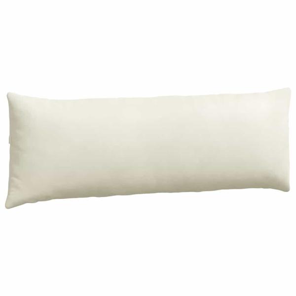 Sofakissen 2 pcs Creme 120 x 40 cm Cordstoff