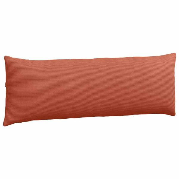Sofakissen 2 pcs Rot-Orange 120 x 40 cm Cordstoff